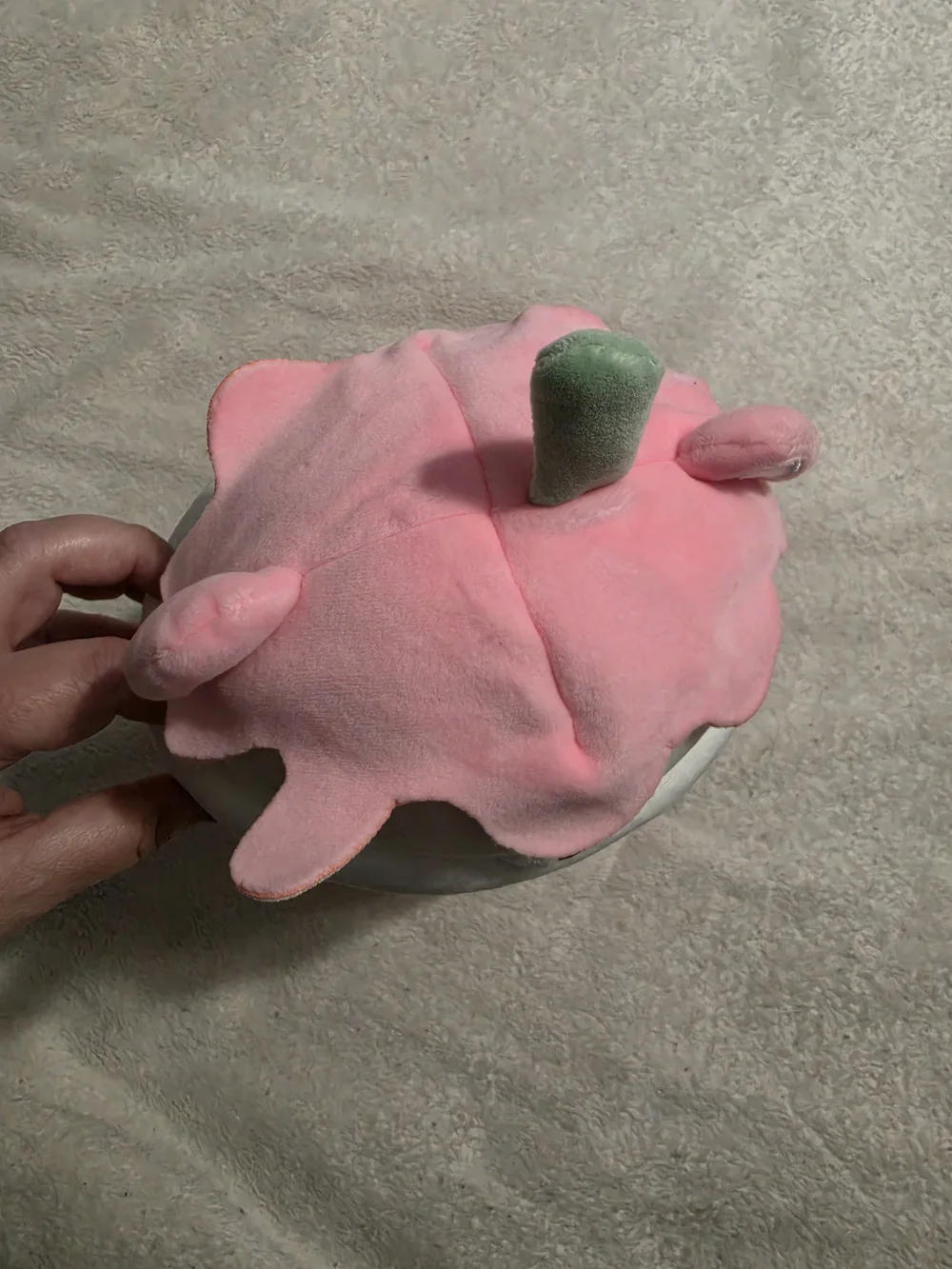 Kawaii Strawberry Bubble Tea Bear Plush Stuffed Animal - Picture 5 of 5